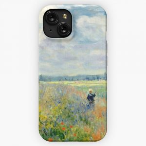 Fields Of Poppies Claude Monet iPhone 15 Slim Phone Case Cover