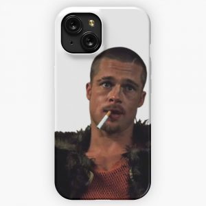 Fight Club Tyler Durden Brad Pitt iPhone 15 Slim Phone Case Cover