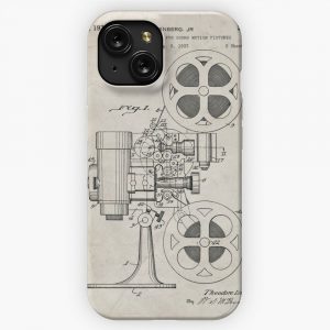 Film Projector Patent Cinema Art Antique iPhone 15 Slim Phone Case Cover