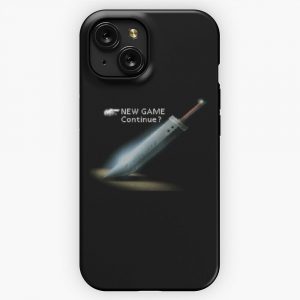 Final Fantasy Vii Game Start Screen iPhone 15 Slim Phone Case Cover
