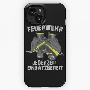 Fire Department Ready For Action At Any Time iPhone 15 Slim Phone Case Cover