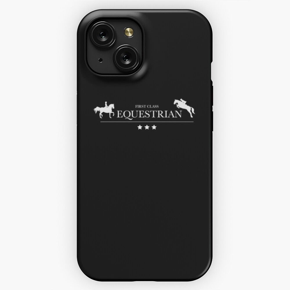 First Class Equestrian iPhone 15 Slim Phone Case Cover