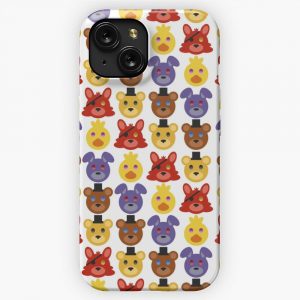 Five Nights At Freddys 1 Pattern iPhone 15 Slim Phone Case Cover