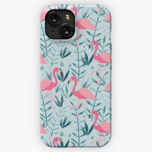 Flamingo Fever iPhone 15 Slim Phone Case Cover