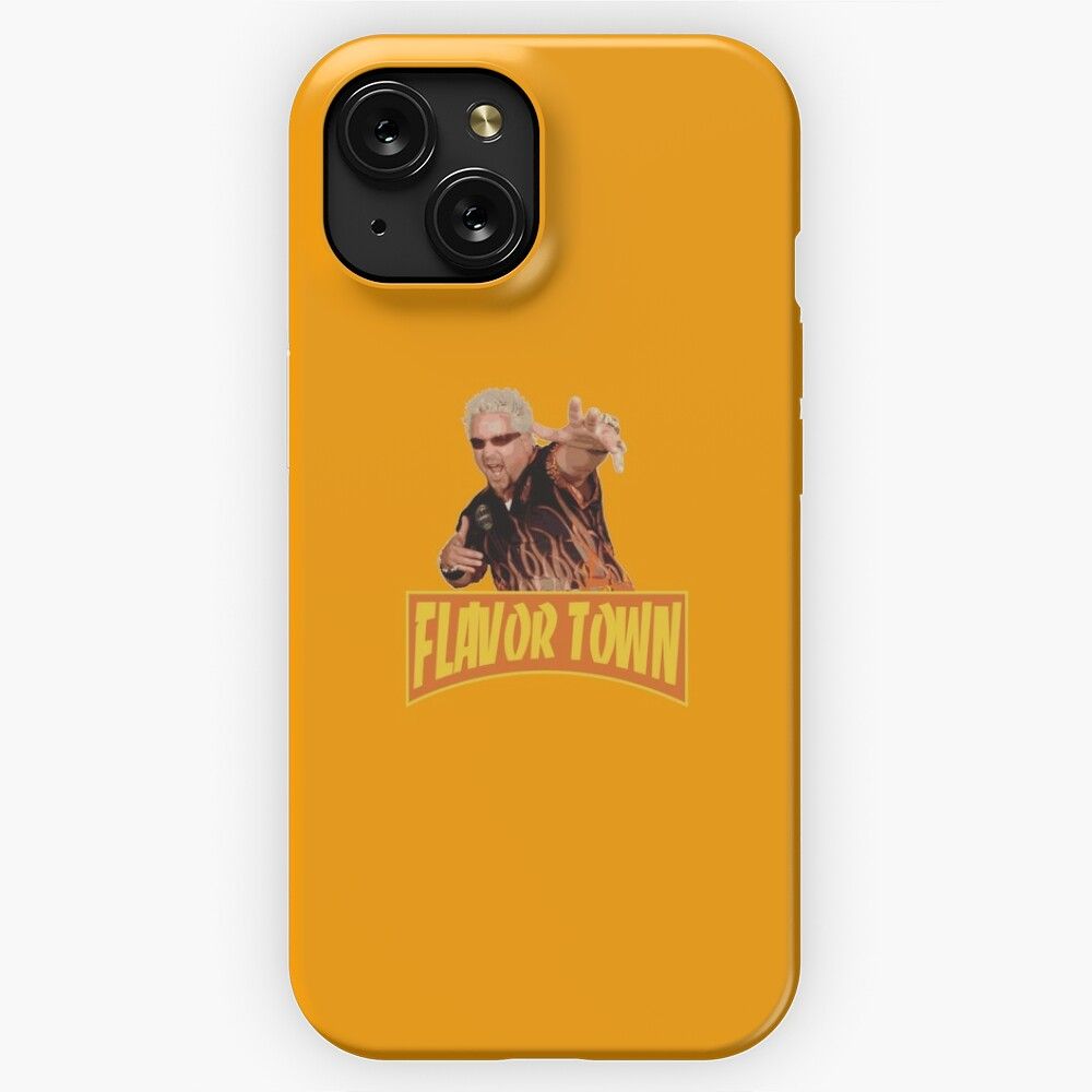 Flavor Town Usa Guy Flerl iPhone 15 Slim Phone Case Cover