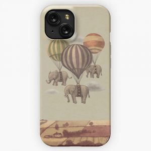 Flight Of The Elephants iPhone 15 Slim Phone Case Cover
