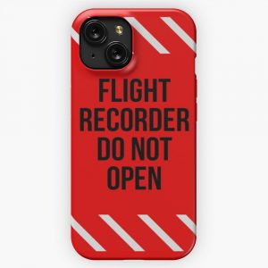 Flight Recorder Do Not Open iPhone 15 Slim Phone Case Cover