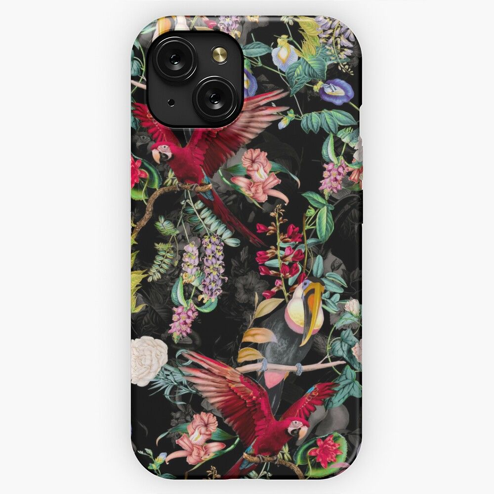 Floral And Birds Ix iPhone 15 Slim Phone Case Cover