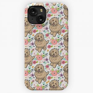 Floral Doodle iPhone 15 Slim Phone Case Cover