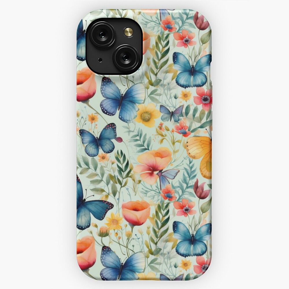 Floral Fantasy Seamless Patterns Art 2 iPhone 15 Slim Phone Case Cover