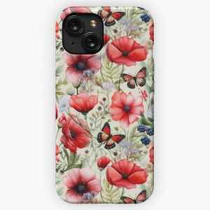 Floral Fantasy Seamless Patterns Art 3 iPhone 15 Slim Phone Case Cover