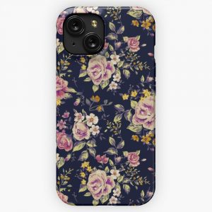 Floral Pattern 1 iPhone 15 Slim Phone Case Cover