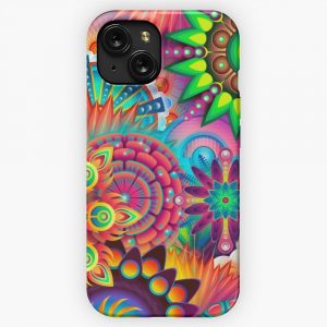 Flower Design 2164 iPhone 15 Slim Phone Case Cover