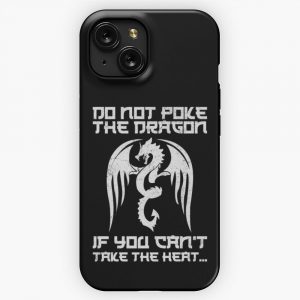 Flying Dragon Mythical Creature Japanese Legendary Animal iPhone 15 Slim Phone Case Cover