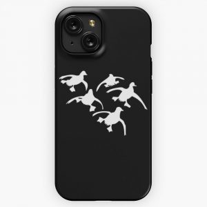 Flying Ducks Landing Hunting iPhone 15 Slim Phone Case Cover
