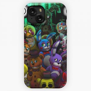 Fnaf All Togheter iPhone 15 Slim Phone Case Cover