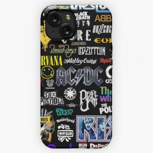 Forever Rock And Roll iPhone 15 Slim Phone Case Cover