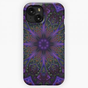 Fractal Mandala iPhone 15 Slim Phone Case Cover