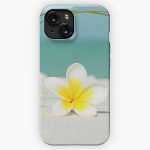 Frangipani Summer iPhone 15 Slim Phone Case Cover