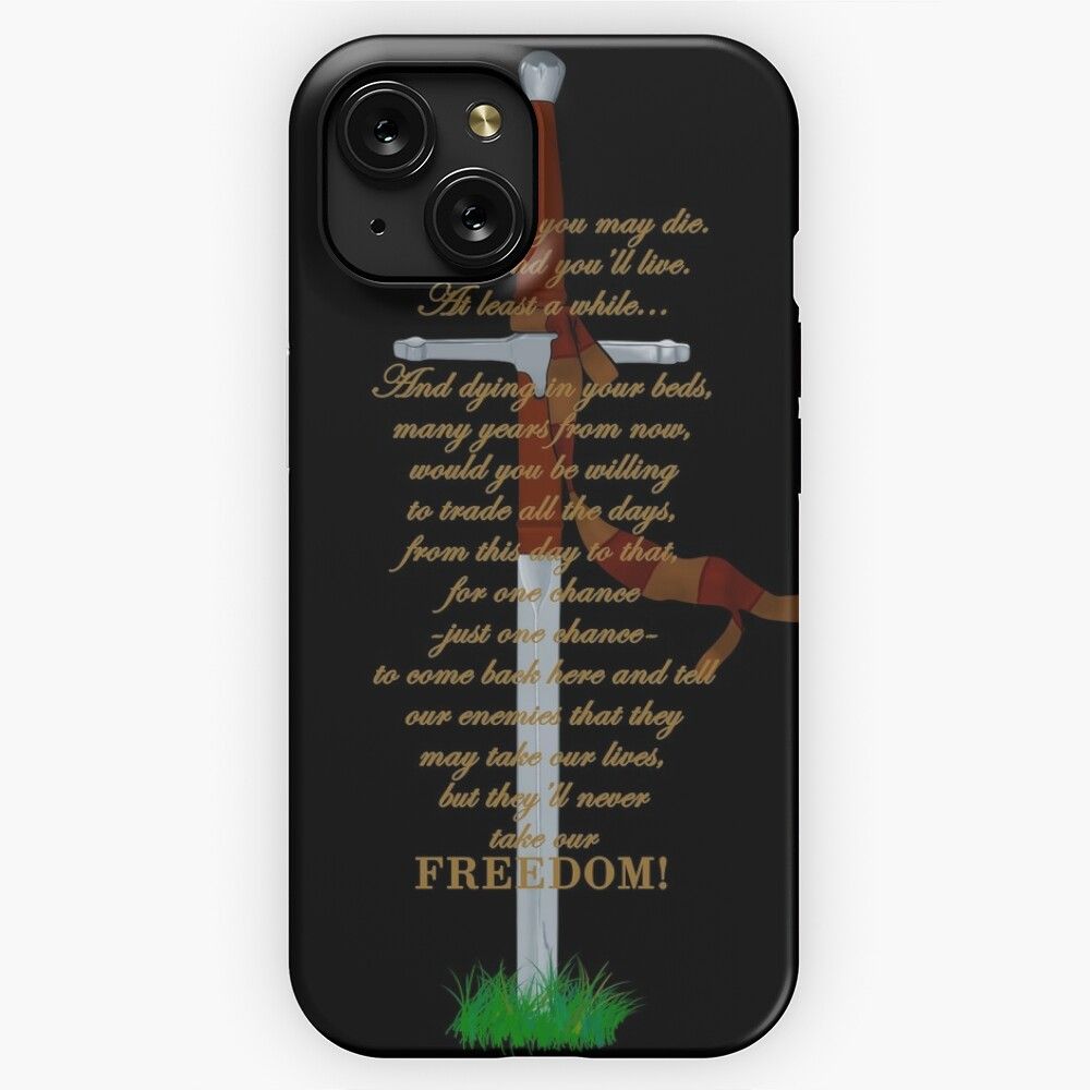 Freedom iPhone 15 Slim Phone Case Cover
