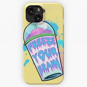 Freeze Your Brain iPhone 15 Slim Phone Case Cover