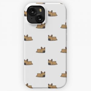 French Bulldog Sleeping iPhone 15 Slim Phone Case Cover