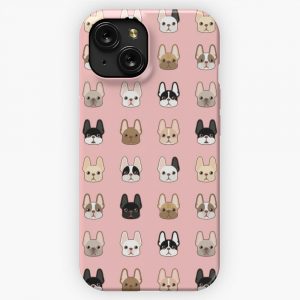 Frenchies Family iPhone 15 Slim Phone Case Cover