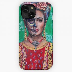 Frida Kahlo Viva La Vida iPhone 15 Slim Phone Case Cover