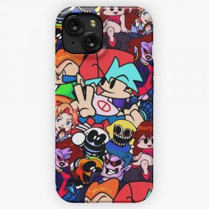 Friday Night Funkin Collage iPhone 15 Slim Phone Case Cover