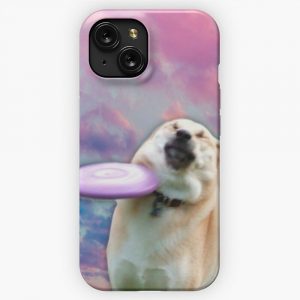Frisbee Doge iPhone 15 Slim Phone Case Cover