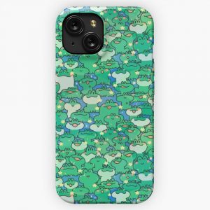 Frog Party iPhone 15 Slim Phone Case Cover