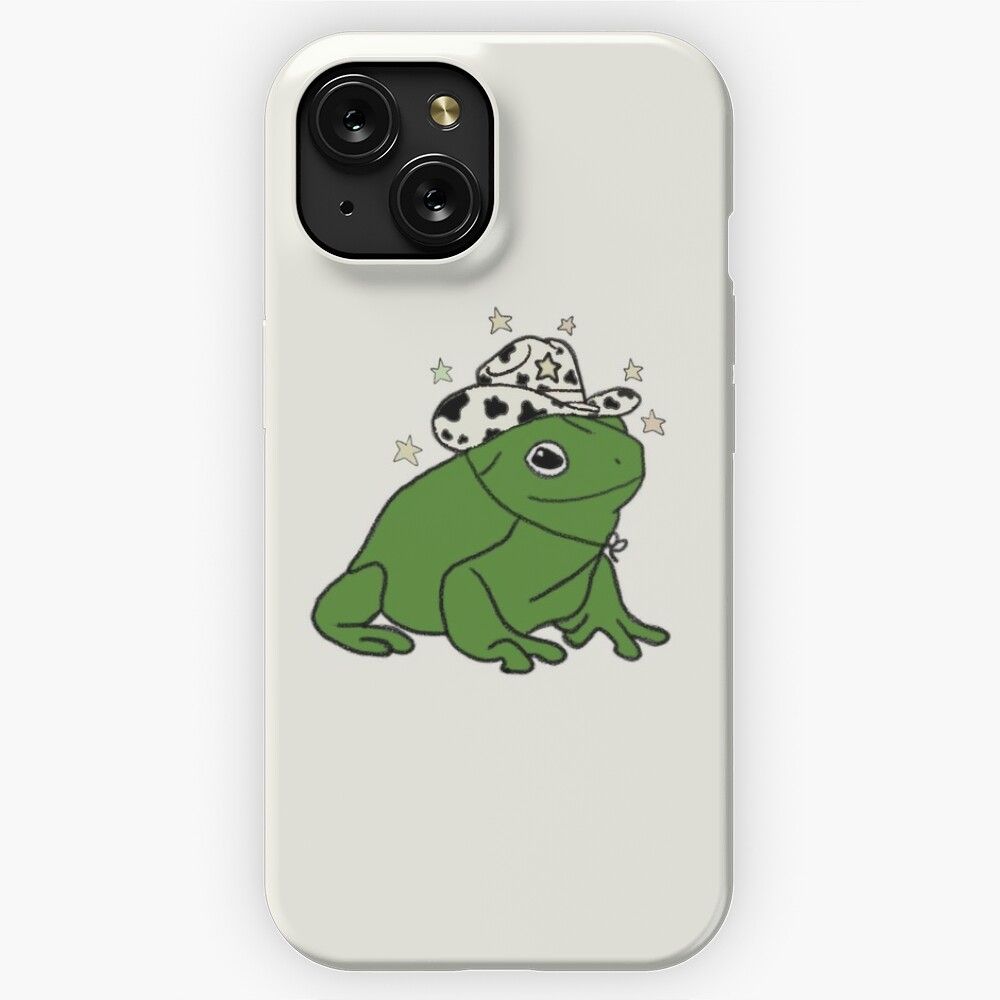 Frog With A Cowboy Hat iPhone 15 Slim Phone Case Cover