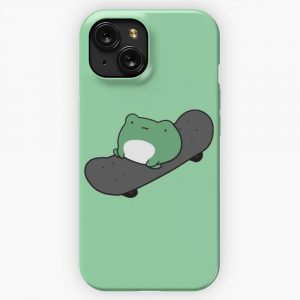Froggy On A Skateboard iPhone 15 Slim Phone Case Cover