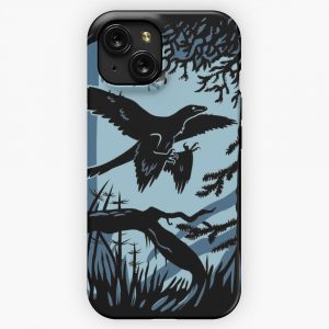 Frosty Microraptor iPhone 15 Slim Phone Case Cover
