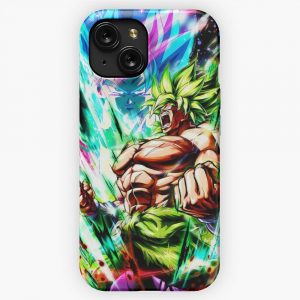 Full Power Super Saiyan Broly iPhone 15 Slim Phone Case Cover