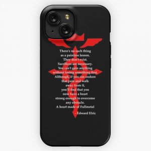 Fullmetal Heart Red iPhone 15 Slim Phone Case Cover