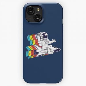 Funky Astronaut iPhone 15 Slim Phone Case Cover