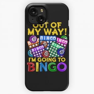 Funny Bingo Graphic For A Lottery And Bingo Player iPhone 15 Slim Phone Case Cover