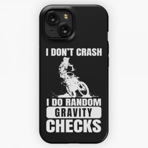 Funny Dirt Bike Motocross I Dont Crash iPhone 15 Slim Phone Case Cover