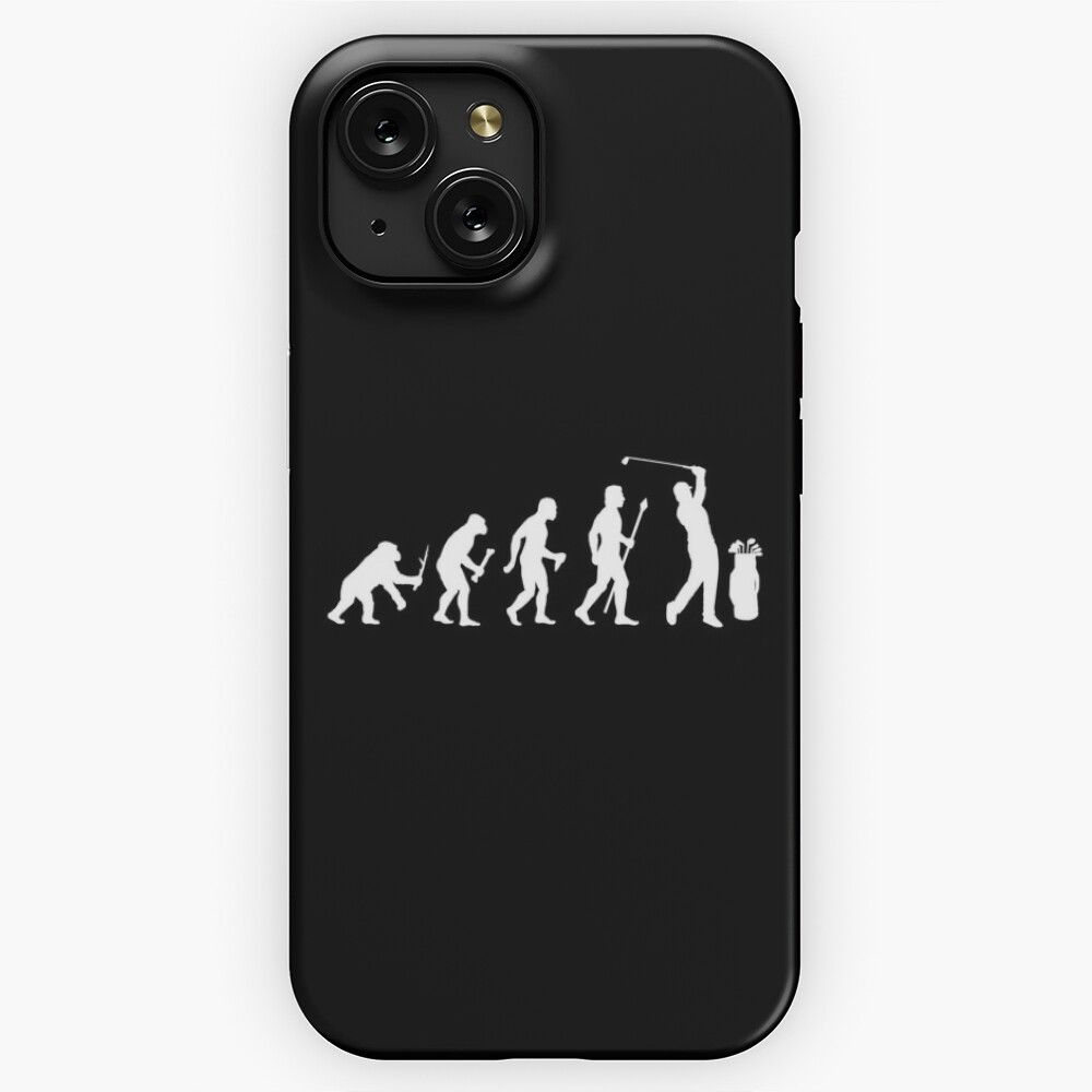 Funny Evolution Of Golf iPhone 15 Slim Phone Case Cover