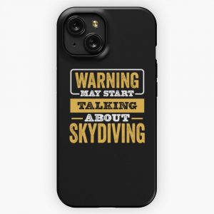Funny Skydiving Talking About Skydiving Skydiving Lovers Gift Mens Womens Gif For Skydiving Christmas iPhone 15 Slim Phone Case Cover