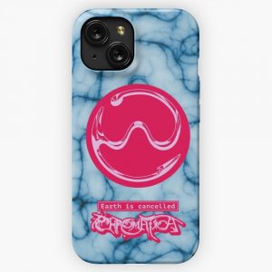 Gaga Chromatica Logo Graphic Blue Tie Dye Effect iPhone 15 Slim Phone Case Cover