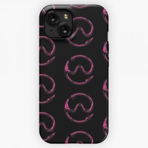 Gaga Chromatica Logo Pink Chrome Repeat Pattern iPhone 15 Slim Phone Case Cover