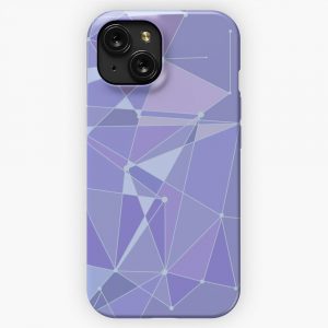 Galaxy Purple Wall iPhone 15 Slim Phone Case Cover