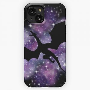 Galaxy Sparkling Dragon iPhone 15 Slim Phone Case Cover
