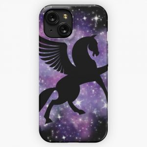 Galaxy Sparkling Unicorn iPhone 15 Slim Phone Case Cover