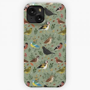 Garden Birds iPhone 15 Slim Phone Case Cover
