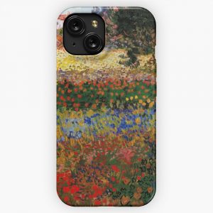 Garden In Bloom Arles 1888 Vincent Van Gogh iPhone 15 Slim Phone Case Cover