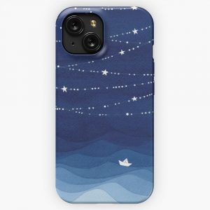 Garland Of Stars Iv Nautical Watercolor iPhone 15 Slim Phone Case Cover