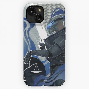Garrus Vakarian Justice Tarot iPhone 15 Slim Phone Case Cover